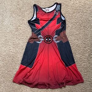 Marvel Red and Black Superhero Costume Dress